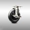Service Caster 5 Inch 316SS Hard Rubber Wheel Swivel Top Plate Caster with Brake SCC-SS31620S514-HRS-TLB - alternate 1